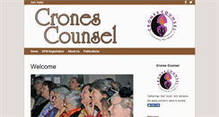Desktop Screenshot of cronescounsel.org